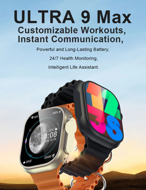 New ULTRA 9 MAX Smartwatch Series 8 49mm - Image 4