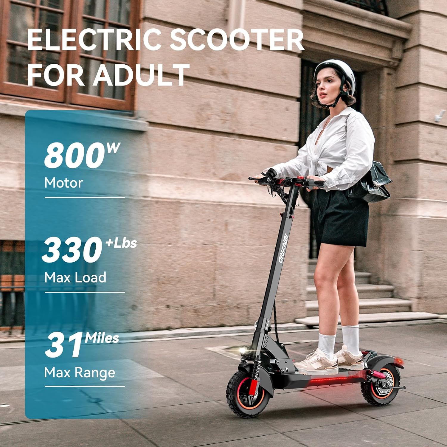 iENYRID M4 electric scooter 800w all terrain electric scooter with seat - Image 4